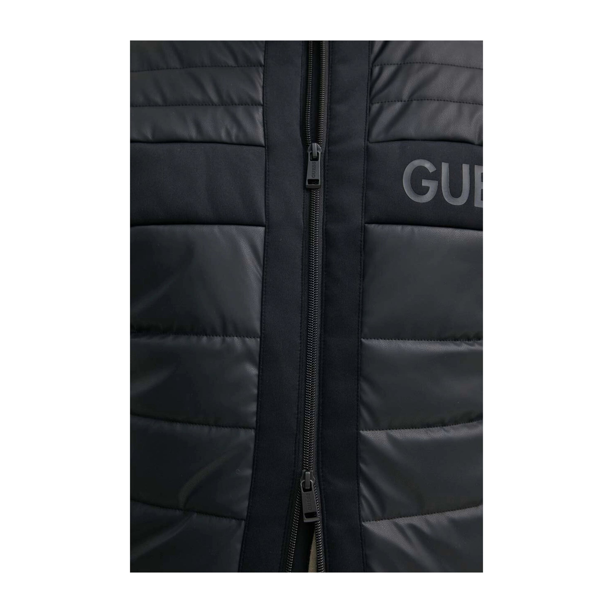 Guess Giubbotto Uomo Biker Nero