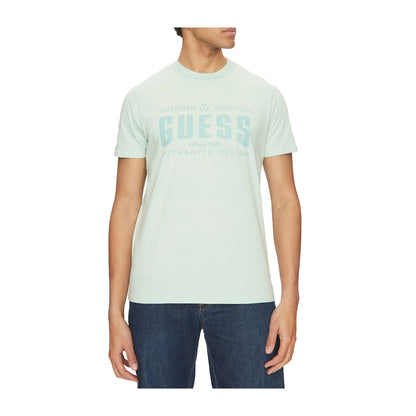 T-shirt Uomo con Logo in Tono Colore