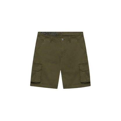 Bermuda cargo Uomo con logo retro Verde