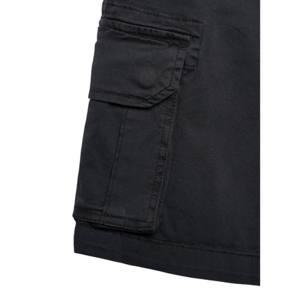Bermuda cargo Uomo con logo retro Grigio dettaglio