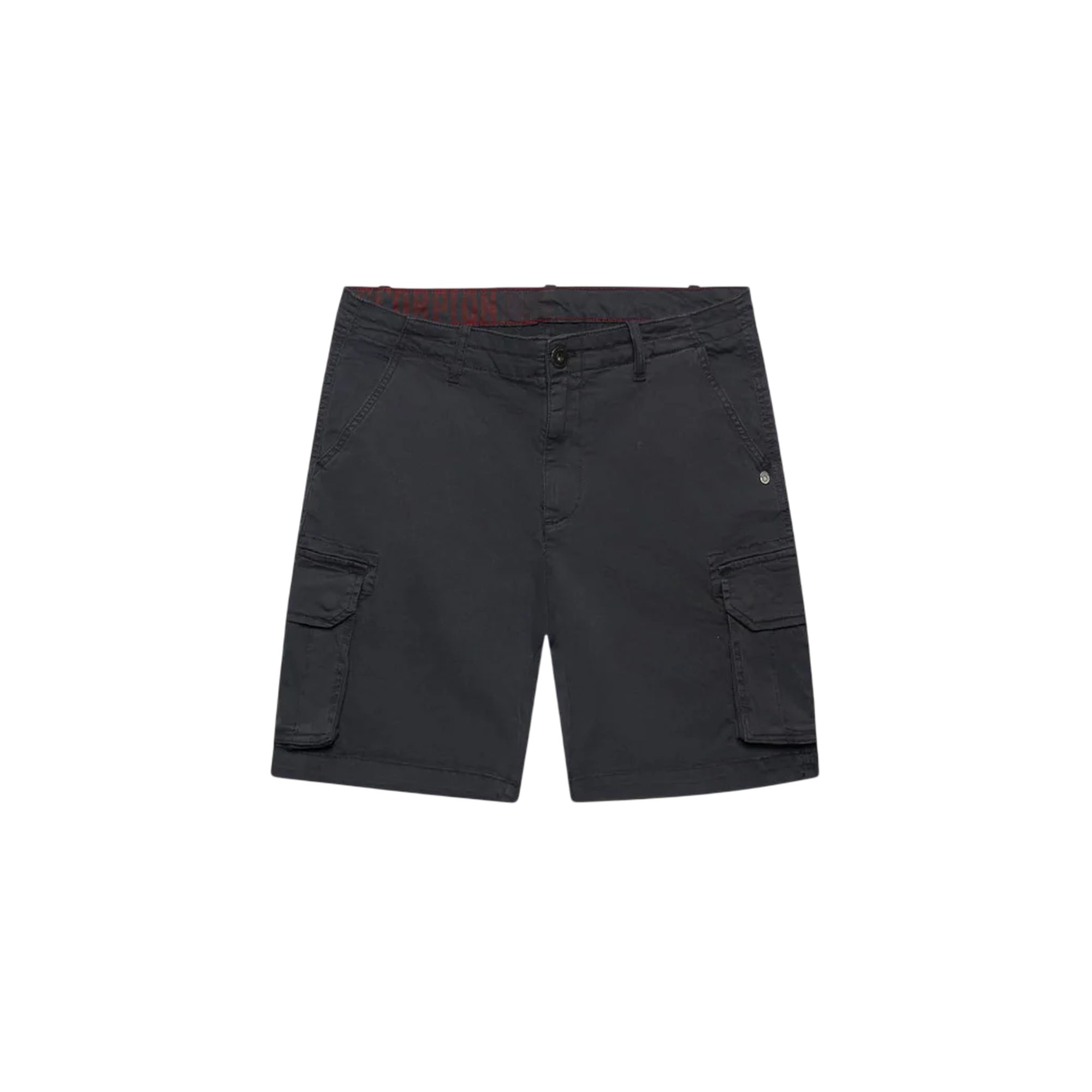 Bermuda cargo Uomo con logo retro Grigio