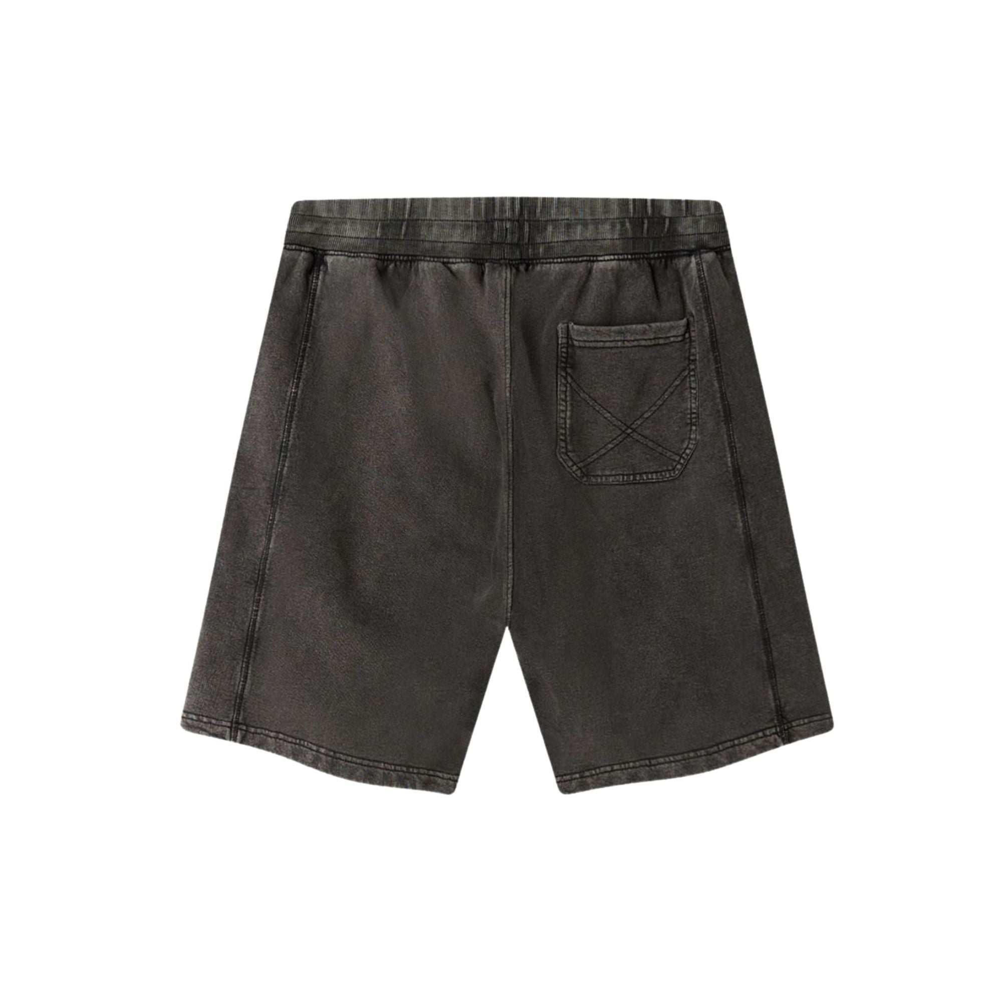 Shorts Fleece un-brushed Uomo Nero