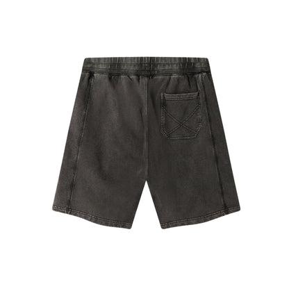 Shorts Fleece un-brushed Uomo Nero