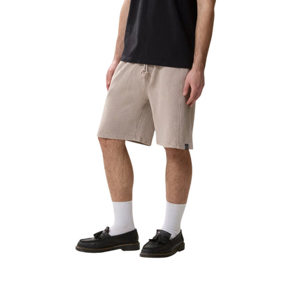 Bermuda Uomo in felpa Beige modello frontale