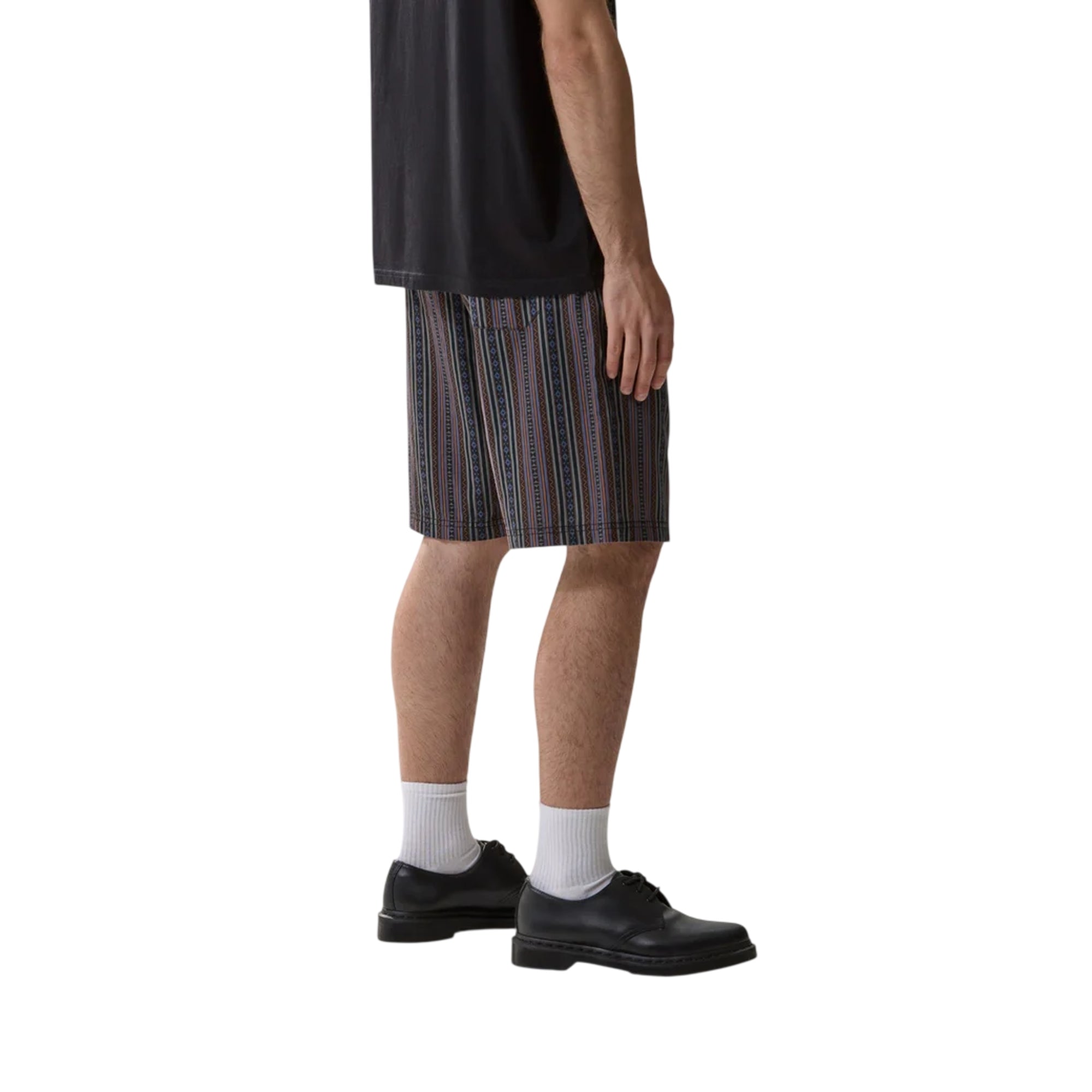 Bermuda Uomo in lino "Stripes Mariachi" modello retro