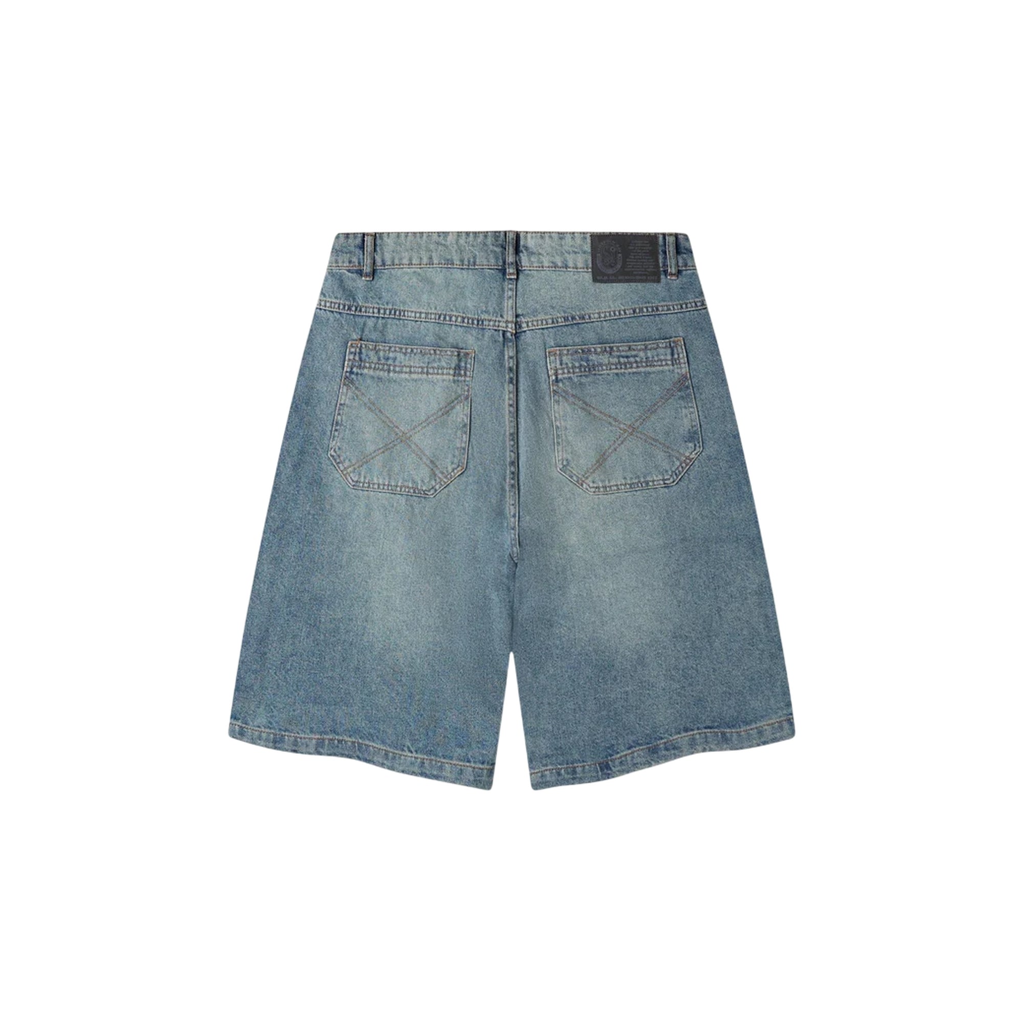 Bermuda Uomo in denim baggy retro