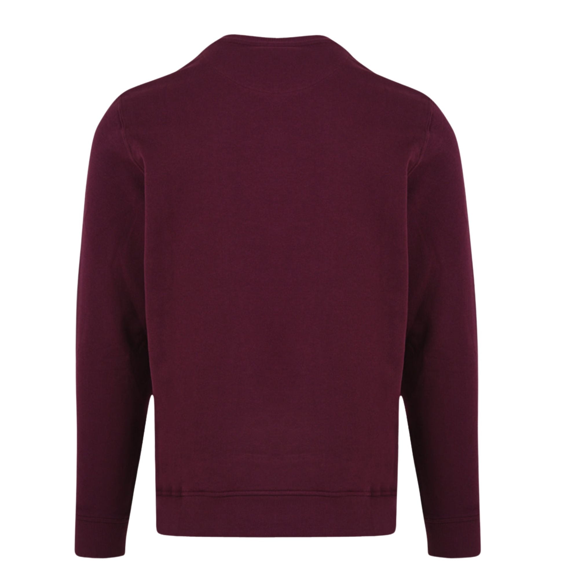 Felpa girocollo Uomo in cotone bordeaux