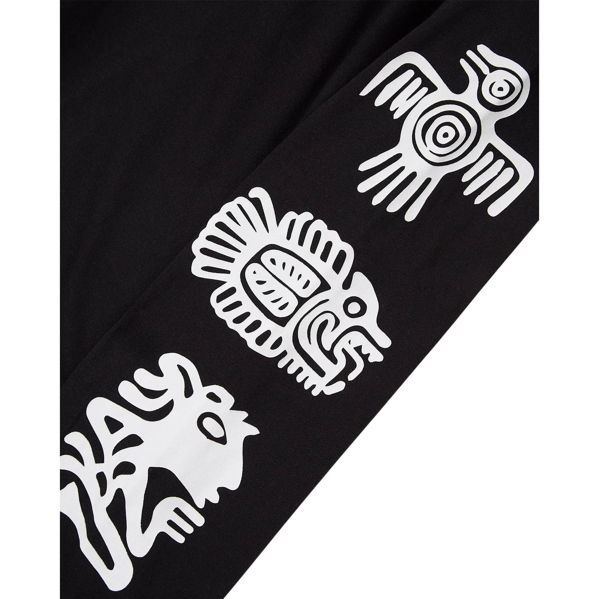 T-shirt Uomo Aztec Symbols, a maniche lunghe, con stampe grafiche 