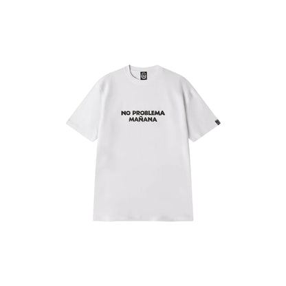 T-shirt Uomo Bianca stampa "No Problema Manana"