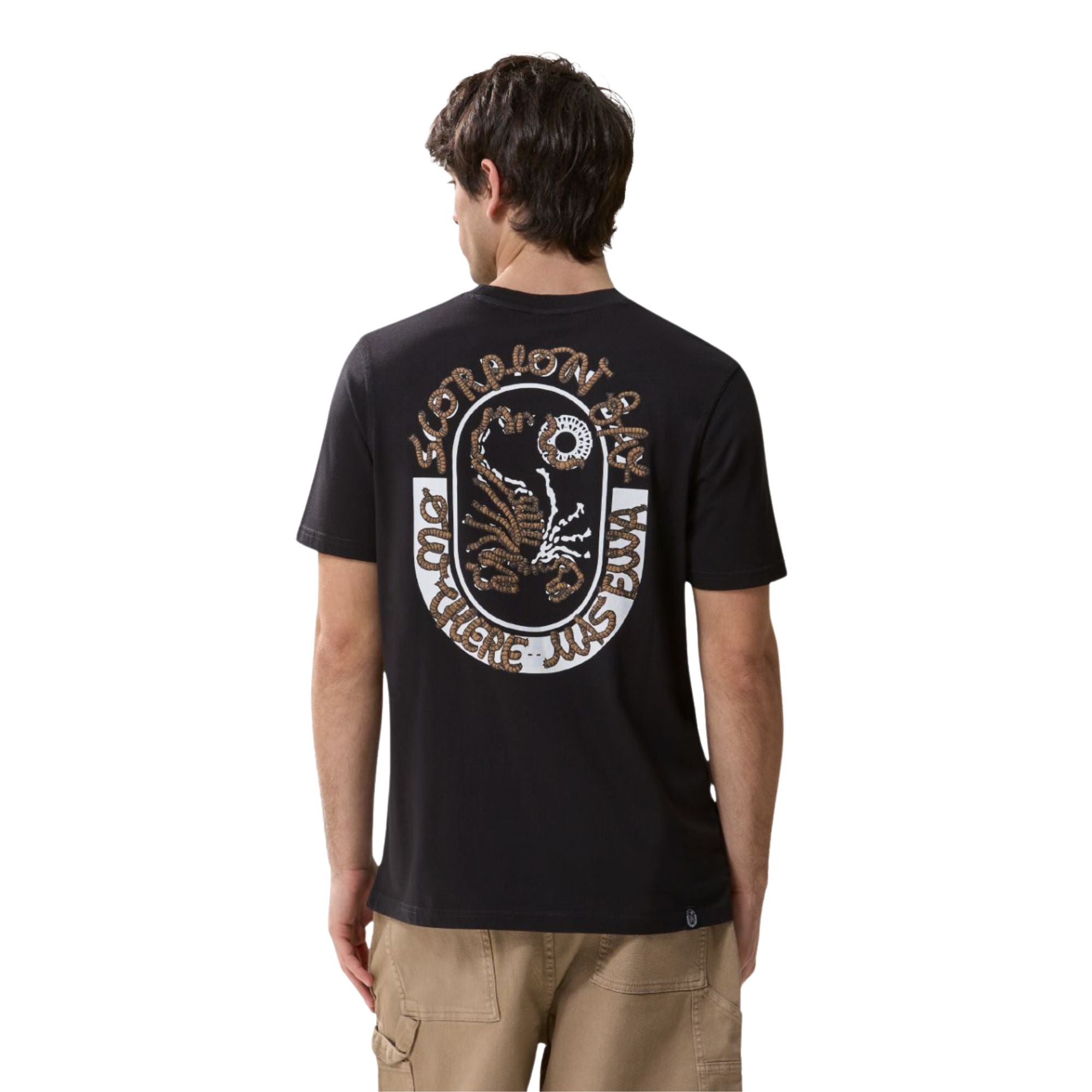 T-shirt jersey fuel Uomo Nero