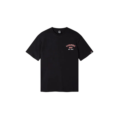 T-shirt Uomo Nera stampa "Snakes'N'Roses"