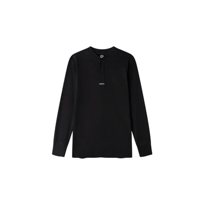 T-shirt Uomo Essential a manica lunga Nero