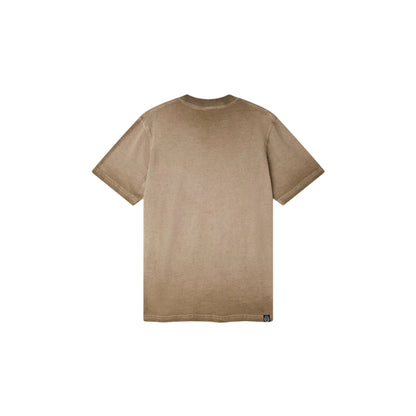 T-shirt Uomo Beige stampa "Surf Tribe" retro