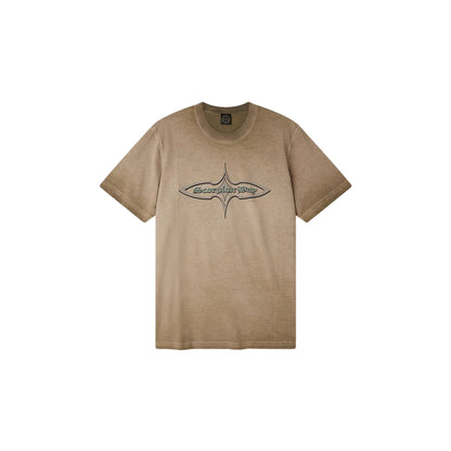 T-shirt Uomo Beige stampa "Surf Tribe"