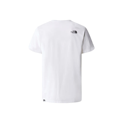 T-shirt Uomo Simple Dome Bianco retro