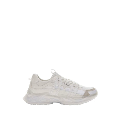 Sneakers Uomo in misto pelle Bianco