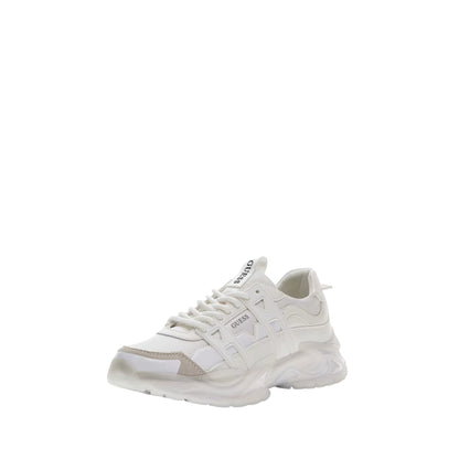 Sneakers Uomo in misto pelle Bianco