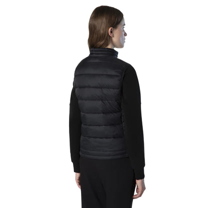 Gilet Donna Galia trapuntato Nero modella retro