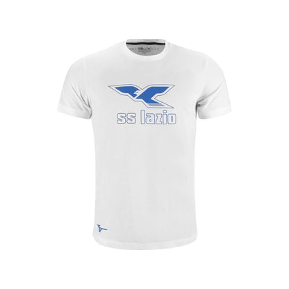 T-shirt Uomo S.S.Lazio con maxi logo frontale Bianco