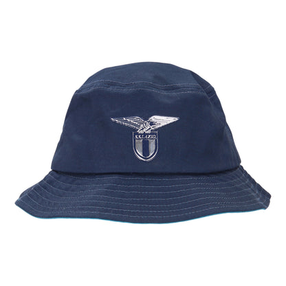 Cappello Uomo S.S Lazio, con cuciture a contrasto e stemma ricamato 
