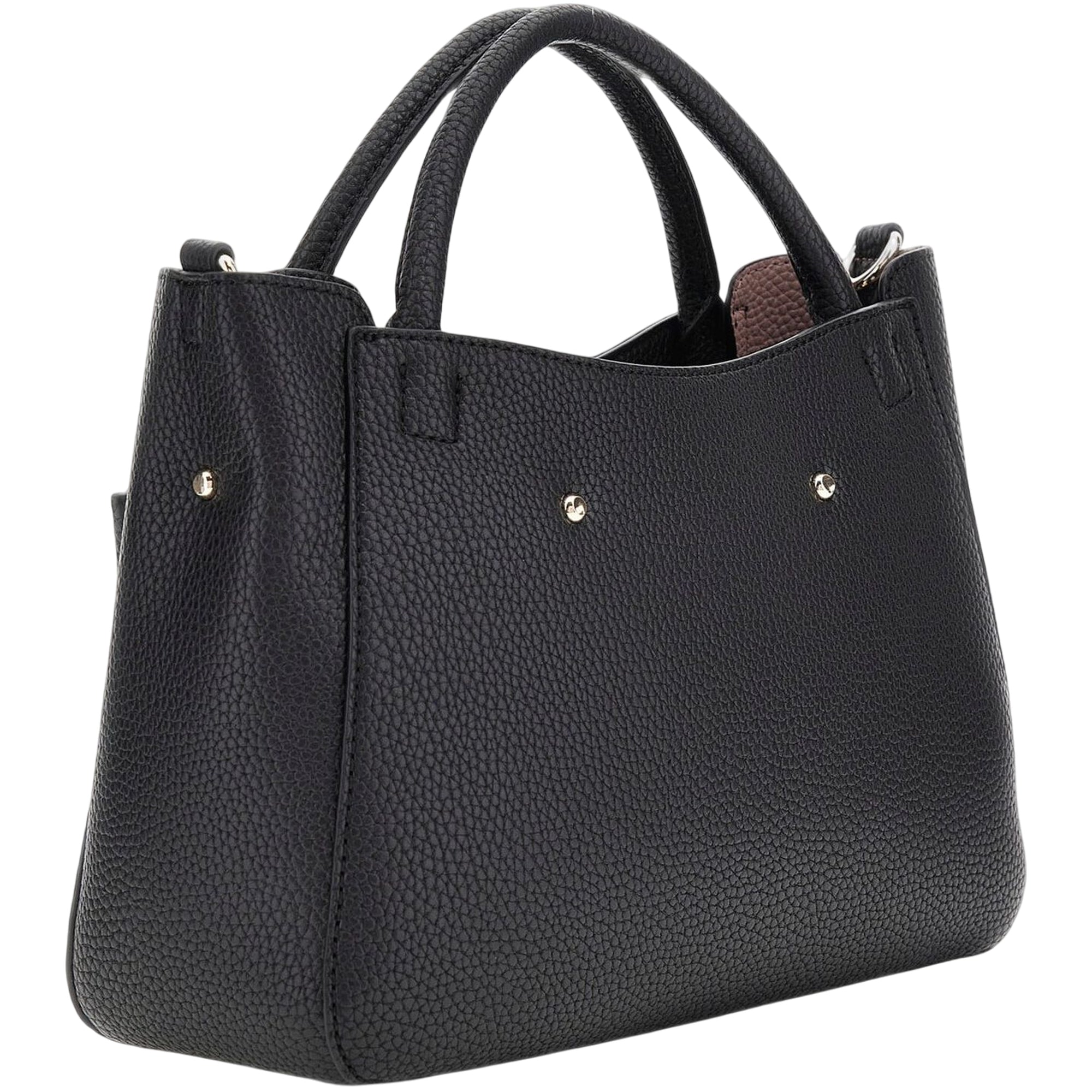 Borsa a mano Donna con charm portamonete nero retro