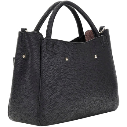 Borsa a mano Donna con charm portamonete nero retro