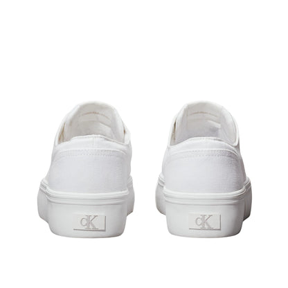 CALVIN KLEIN Sneaker in tela con plateau e logo