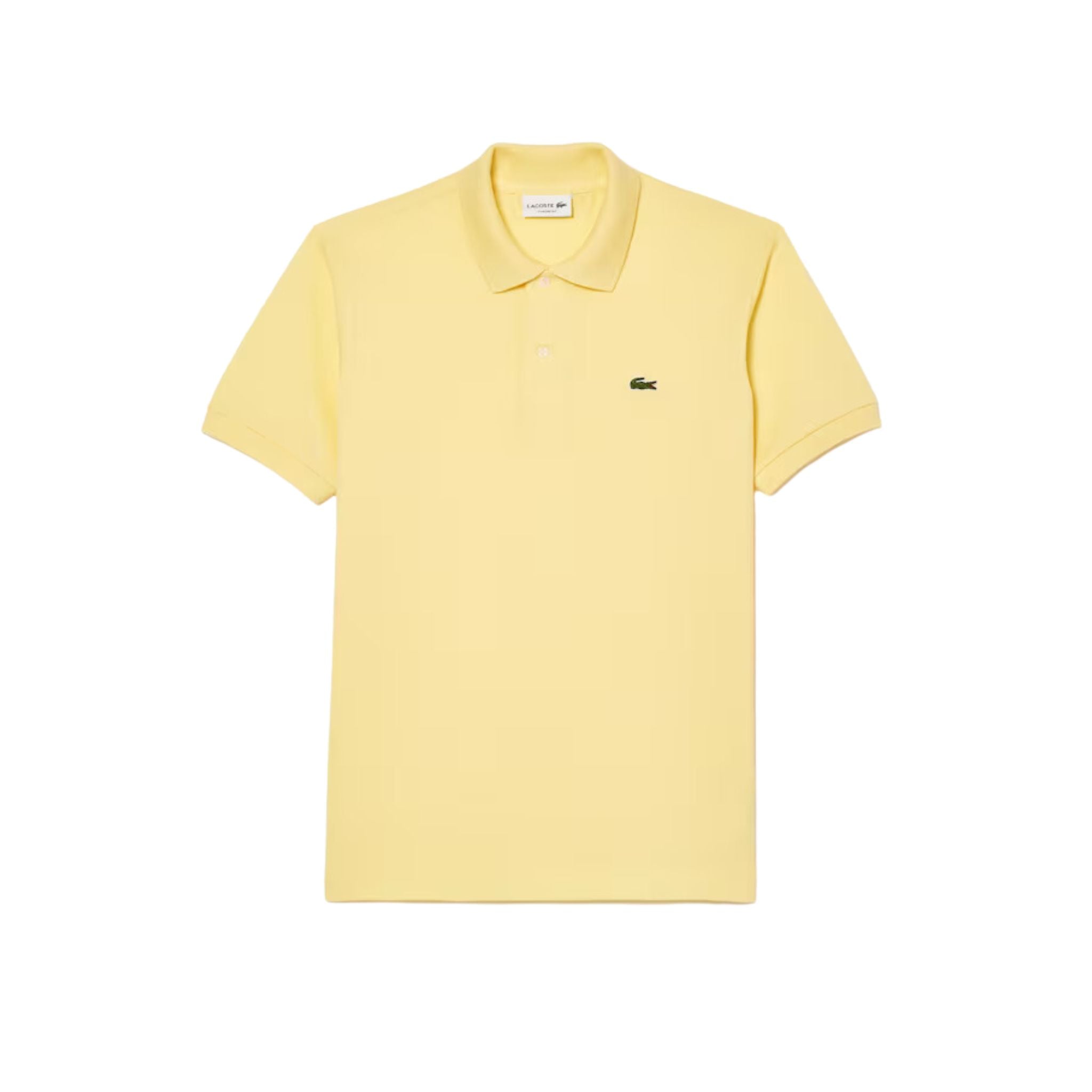 Polo Uomo in piqué di cotone Giallo