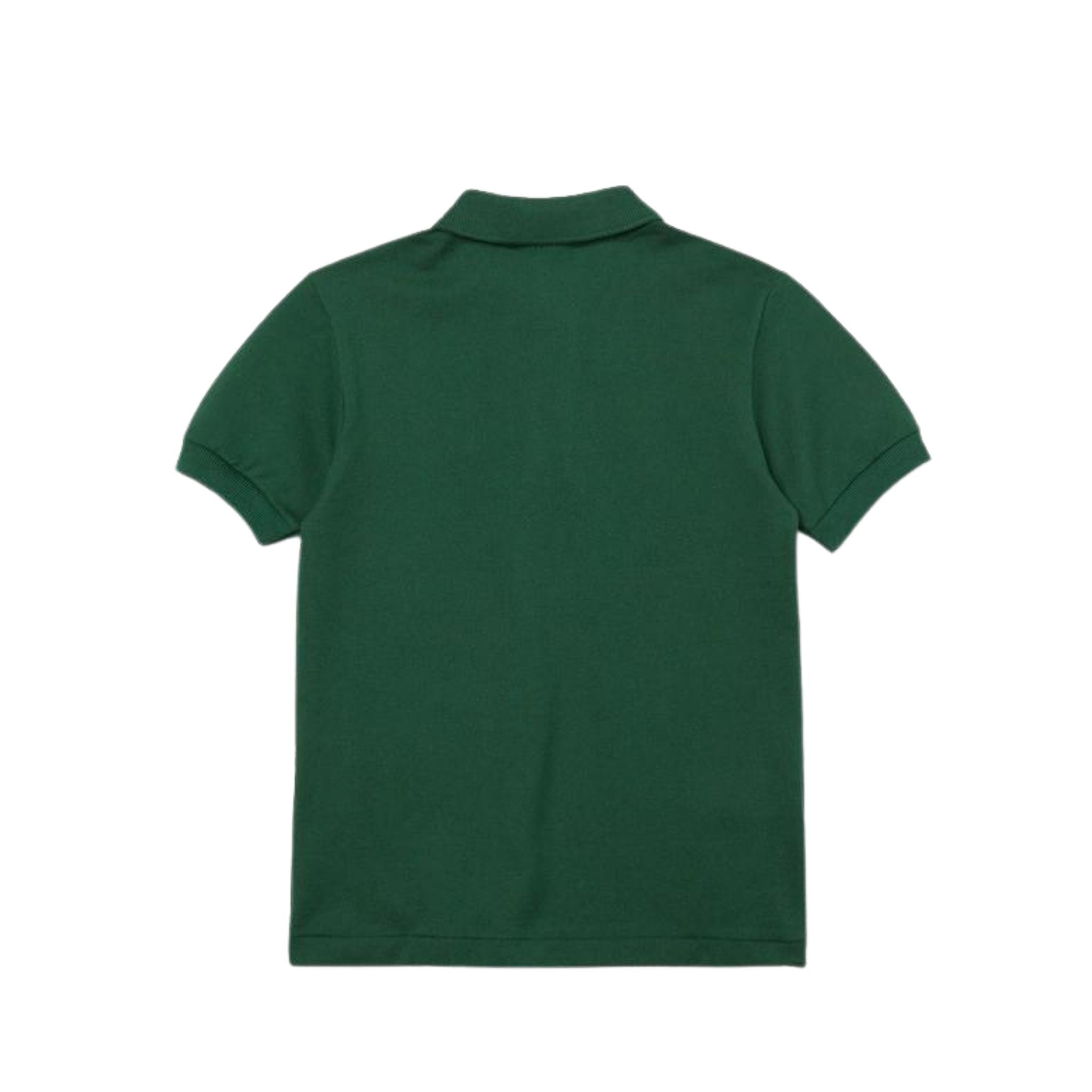 Polo Bambino in cotone con logo Verde retro