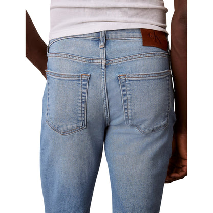 Jeans chiaro Uomo affusolato slim - retro