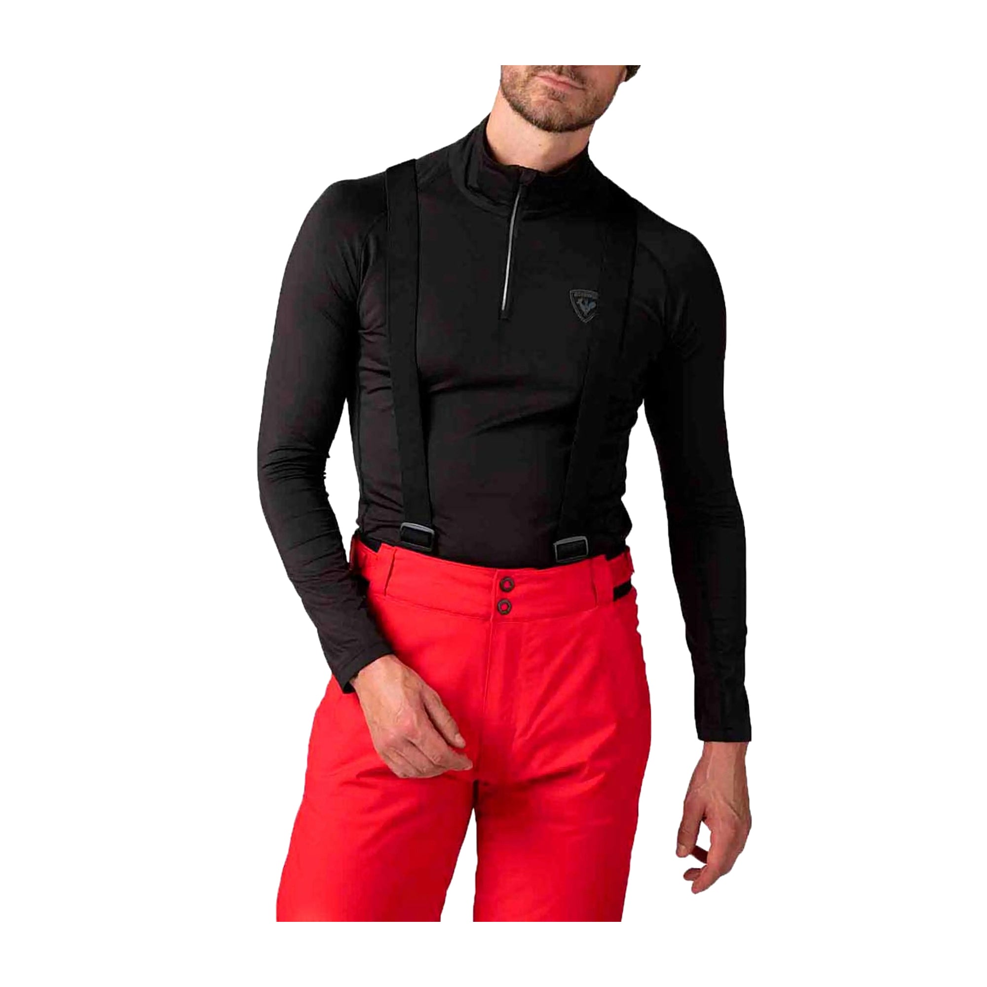 Maglia termica Uomo Rossignol mezza zip Nera