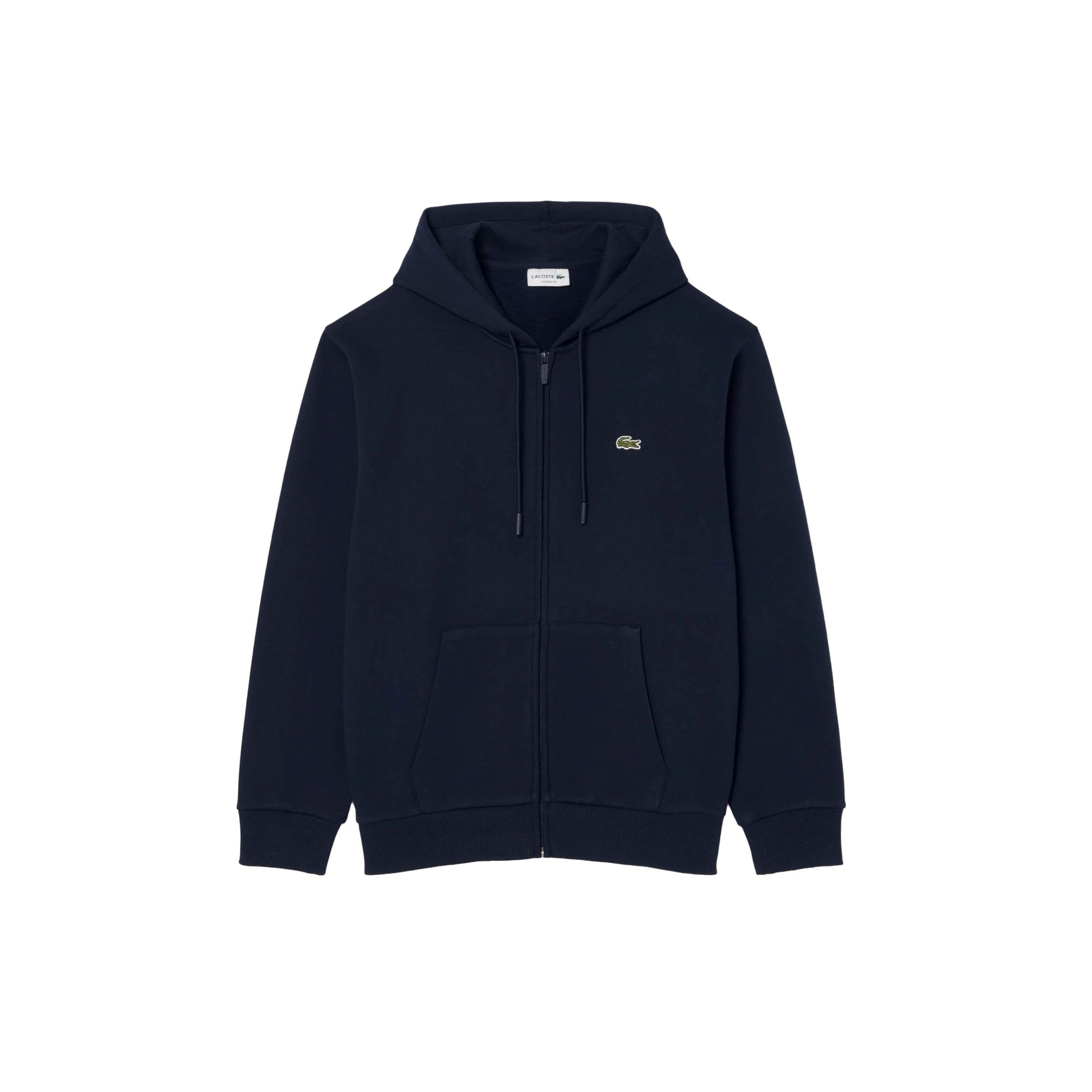 Felpa Uomo Navy in cotone spazzolato, con cappuccio