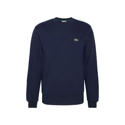 Felpa Uomo Navy tinta unita, in cotone spazzolato