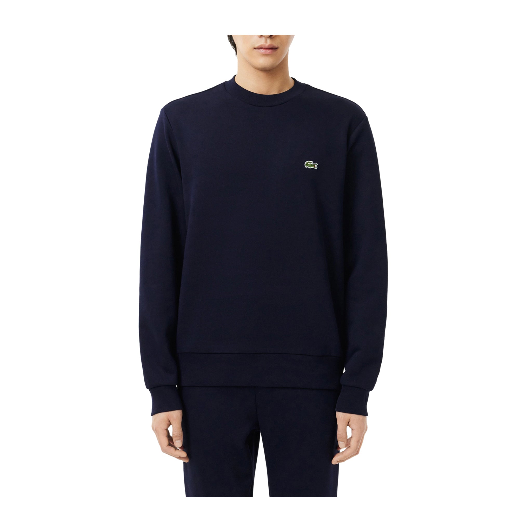 Felpa Uomo Jogger Navy micro logo