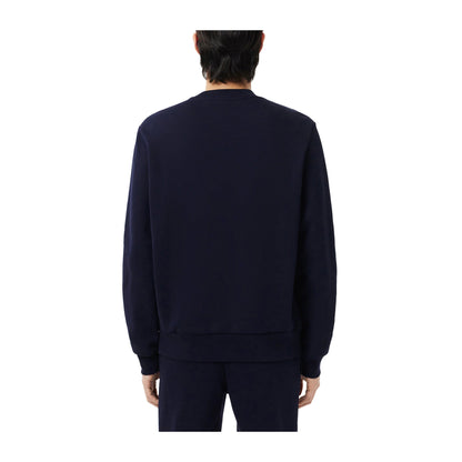 Felpa Uomo Jogger Navy micro logo