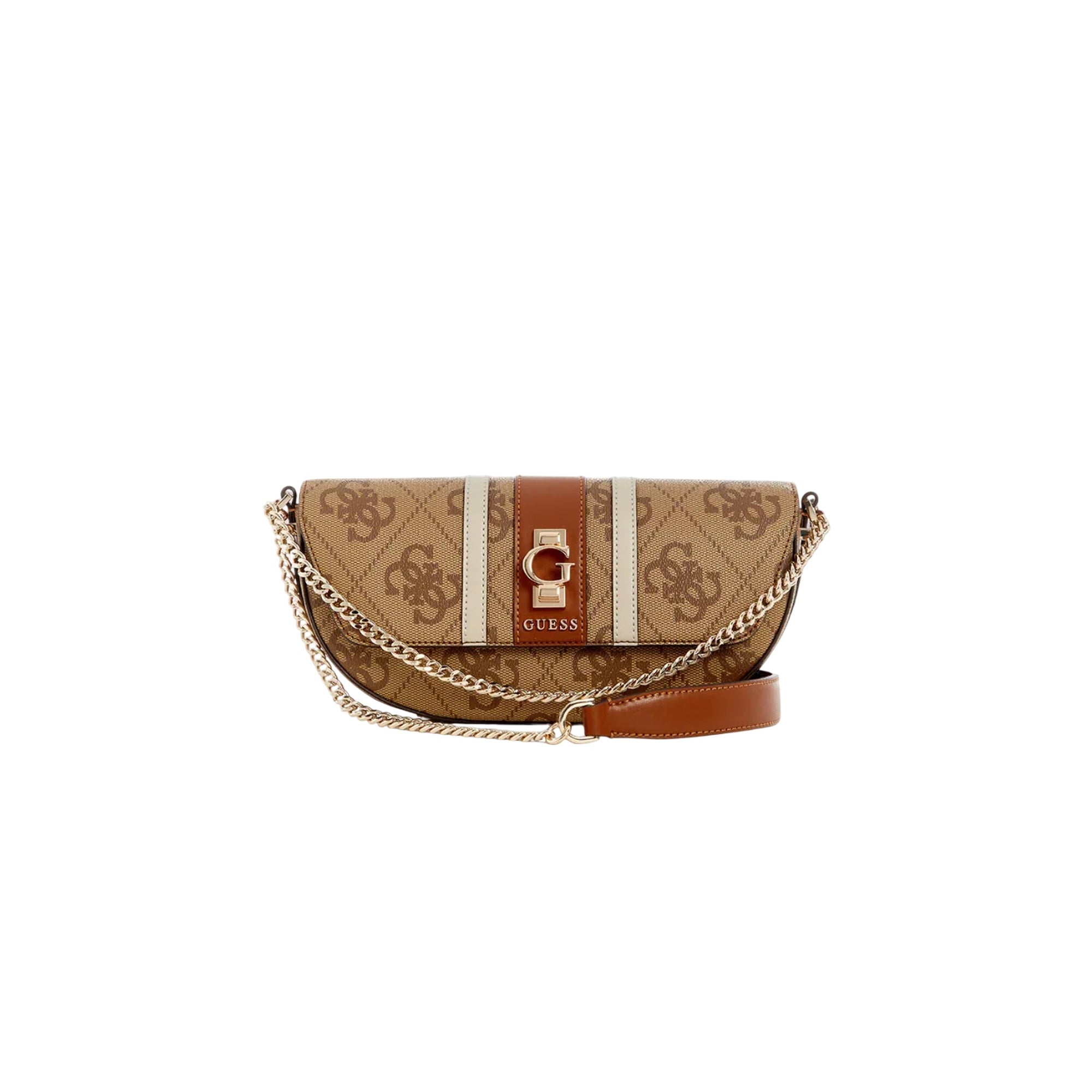 Borsa Donna Ernia II a tracolla, con patta e motivo logo