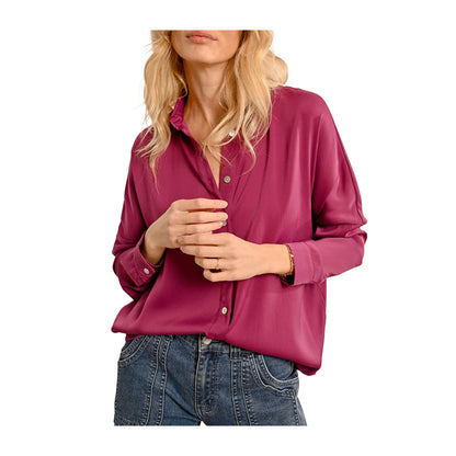 Camicia Donna Fucsia Molly Bracken Oversize Fit