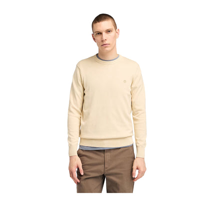 Maglione Uomo Williams River beige modello frontale