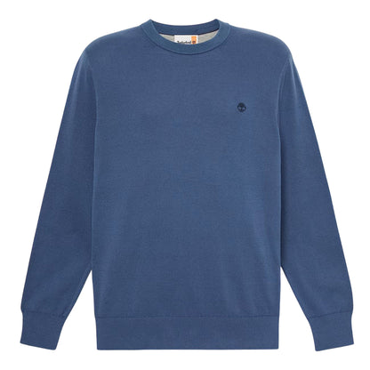 Maglione da uomo Williams River in cotone blu scuro