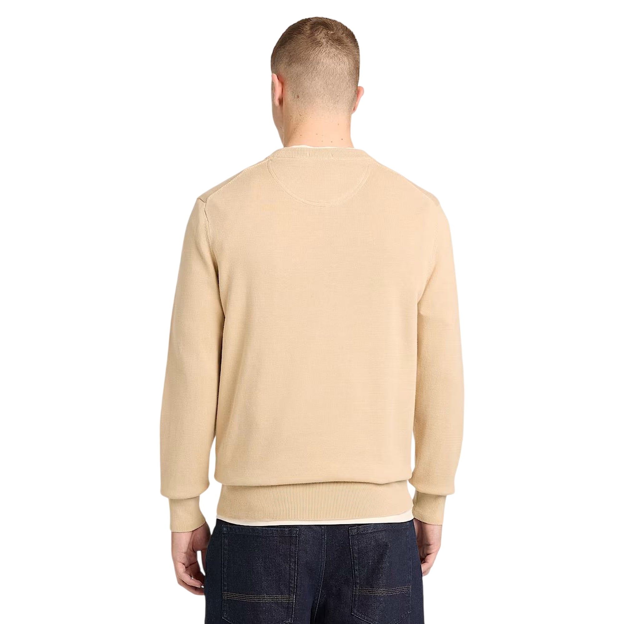 Maglione da uomo Williams River in cotone beige
