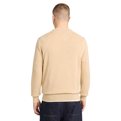 Maglione da uomo Williams River in cotone beige