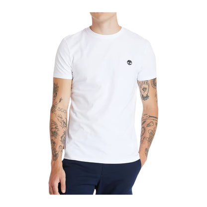 T-shirt Uomo modello Dunstan River, con micro logo ricamato a contrasto 
