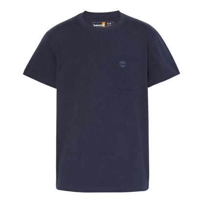 T-shirt Uomo con taschino Dunstan River Blu