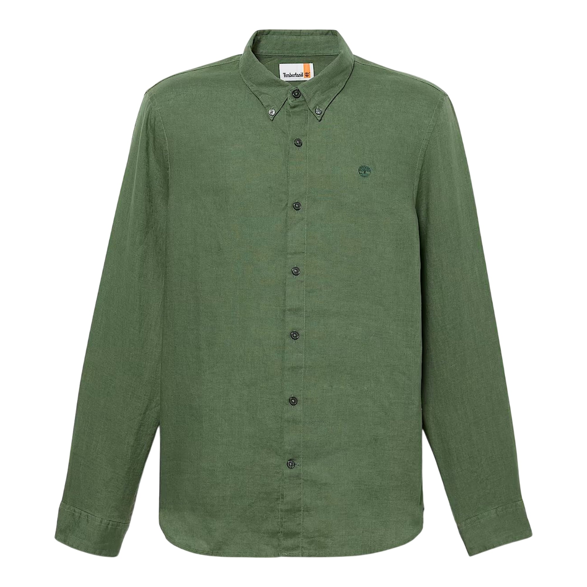 Camicia Uomo in lino Mill Brook Verde