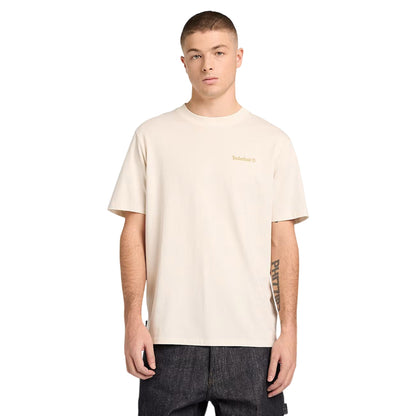 T-shirt con grafica da uomo in bianco