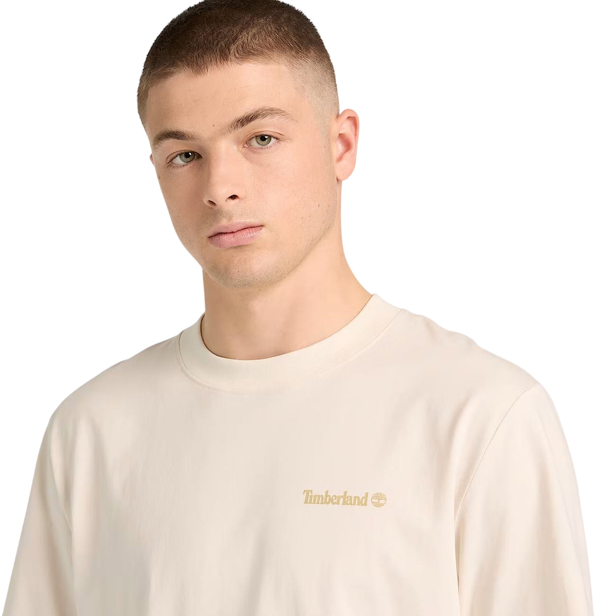 T-shirt con grafica da uomo in bianco