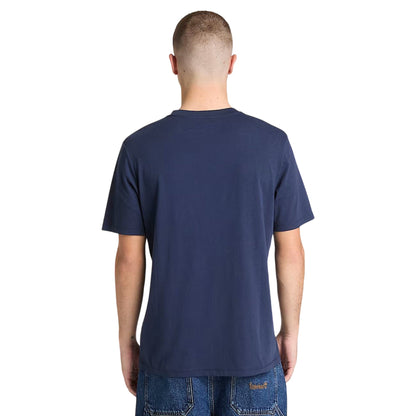 T-shirt Uomo Blu con stampa grafica