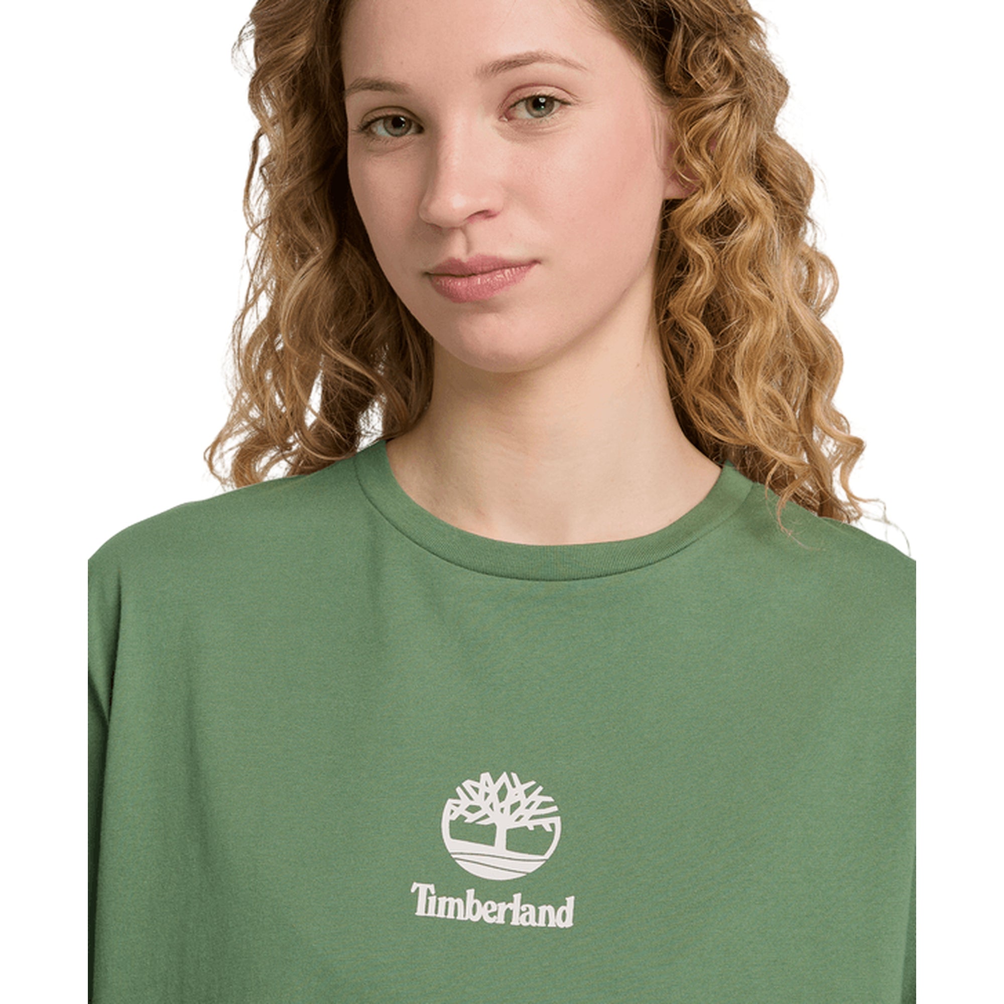 T-shirt Unisex Verde con logo Stack