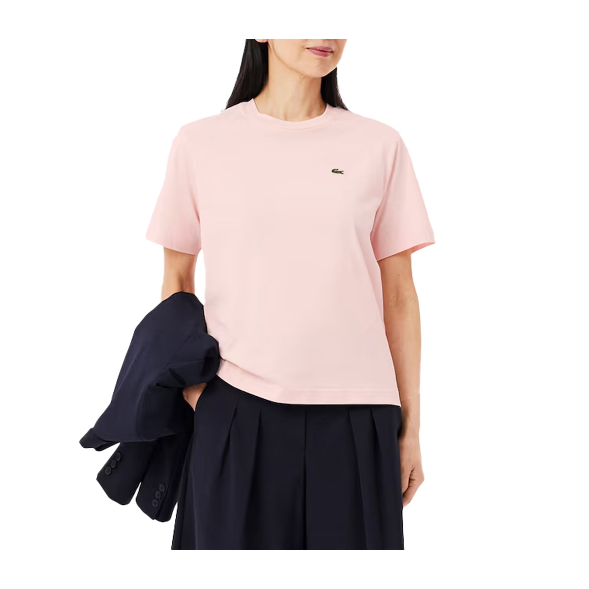 T-shirt Donna in cotone relaxed Rosa