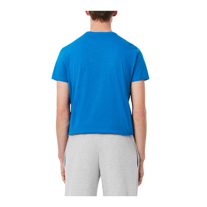 T-shirt Uomo in cotone elasticizzato Pima Azzurro, dal fit regolare